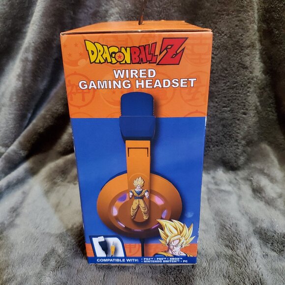 Dragon Ball Z Goku Wired Gaming Headset Headphones LED Light Soft Cushion - Picture 6 of 9